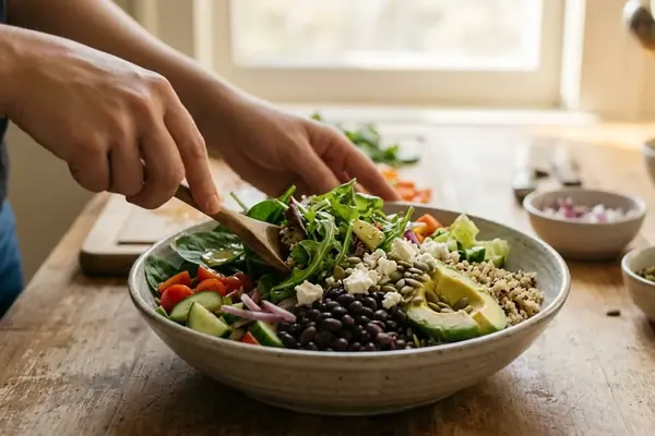 Cómo preparar el bowl de ensalada perfecto y equilibrado