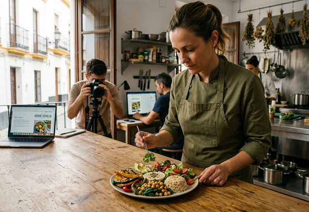 Revista digital y recetario enfocado en gastronomía saludable, estilo de vida vegano/vegetariano y